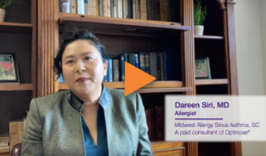 Video of allergists discussing diagnosing nasal polyps