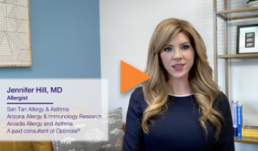 Video of allergists describing their role in treating nasal polyps